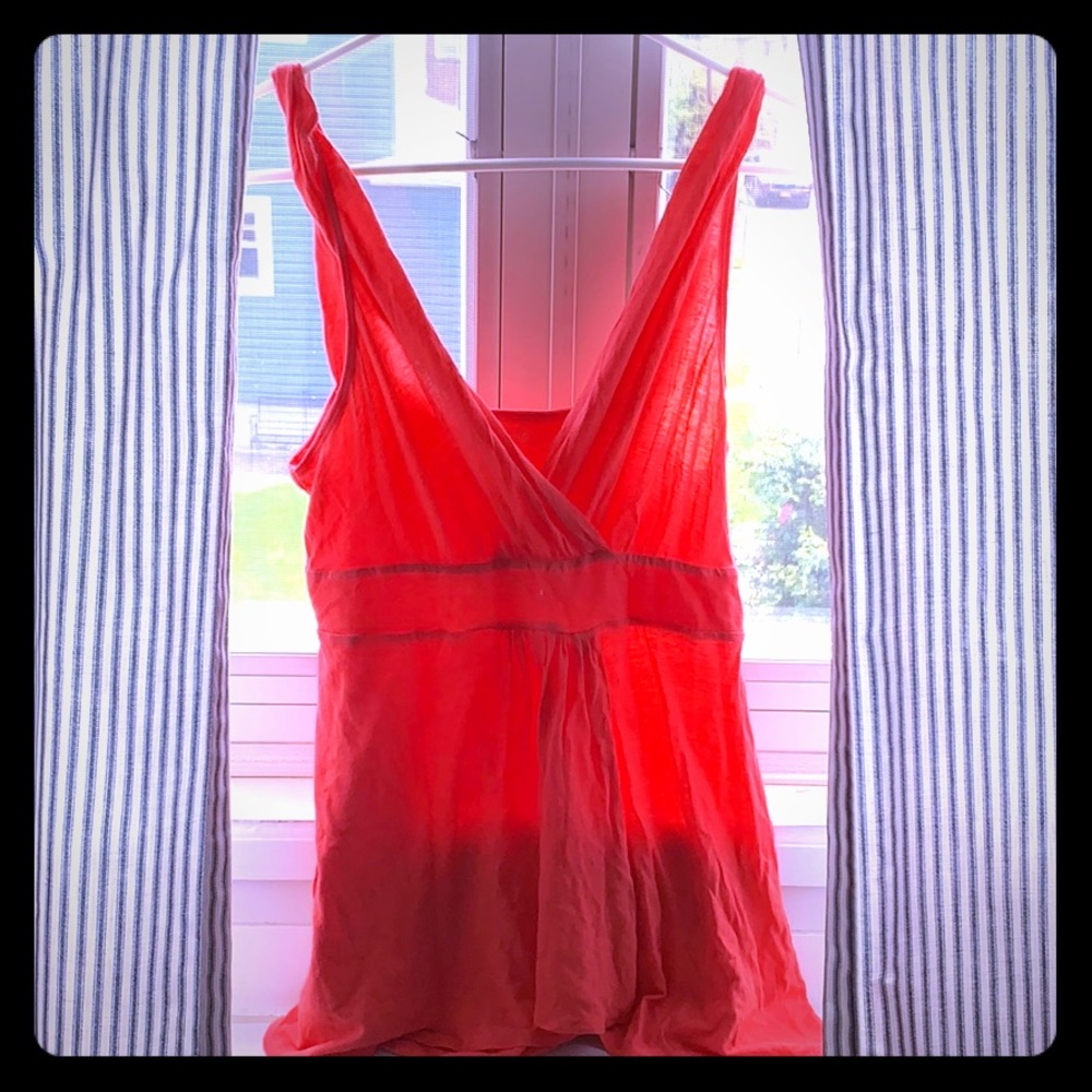 Orange tank top